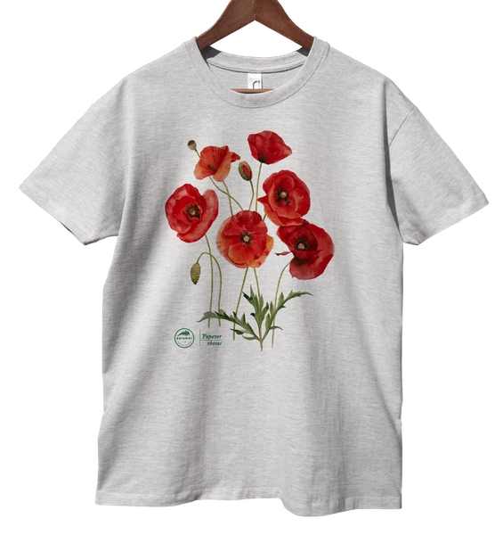 Mak polny — koszulka klasyczna