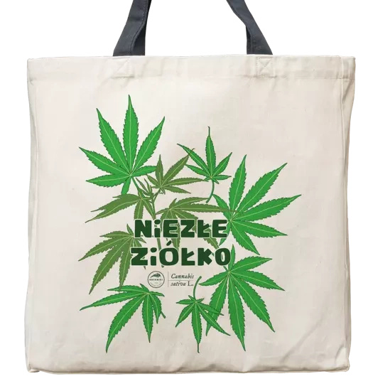 „Niezłe ziółko” — torba bawełniana premium