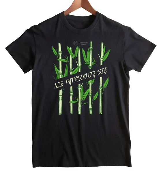 koszulka z motywem roślinnym dla dziecka, prezent dla ogrodnika — bambus